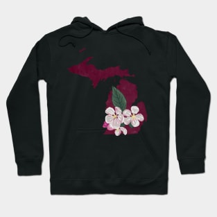 Michigan Apple Blossom Hoodie